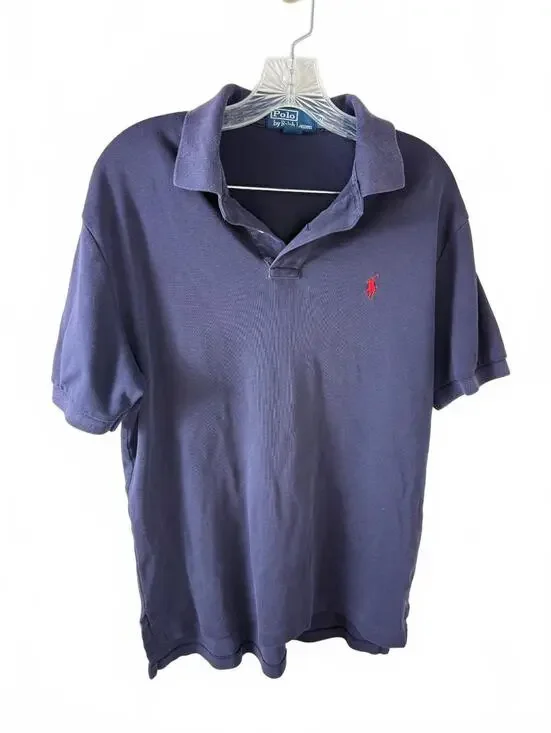 Polo Ralph Lauren Classic Navy Blue Men's Polo Shirt Medium