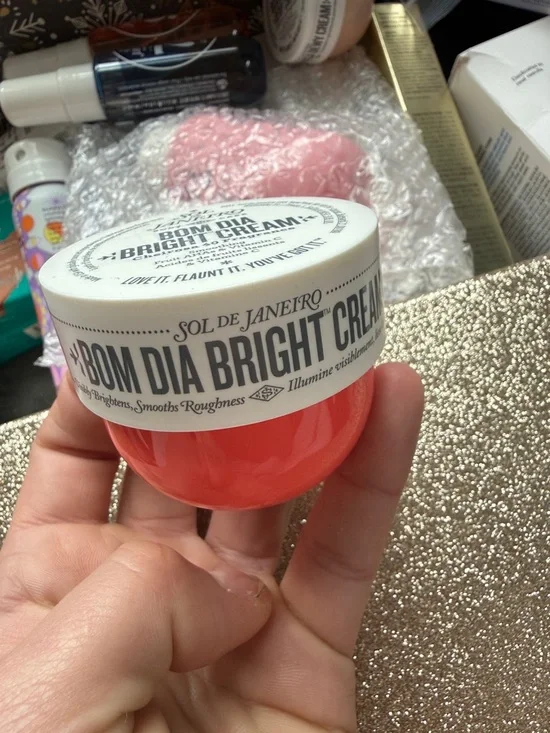 *NEW 1.7oz* Sol de Janeiro Bom Dia Bright Cream - White Lid with Black Text