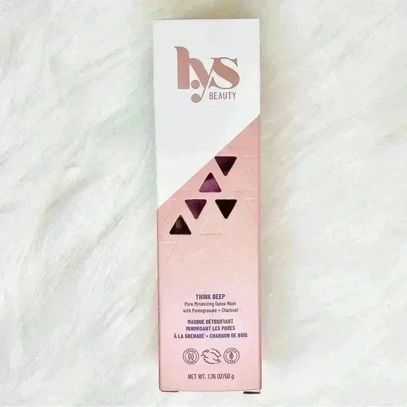 LYS BEAUTY Think Deep Pore Minimizing Detox Mask with Pomegranate + Charcoal