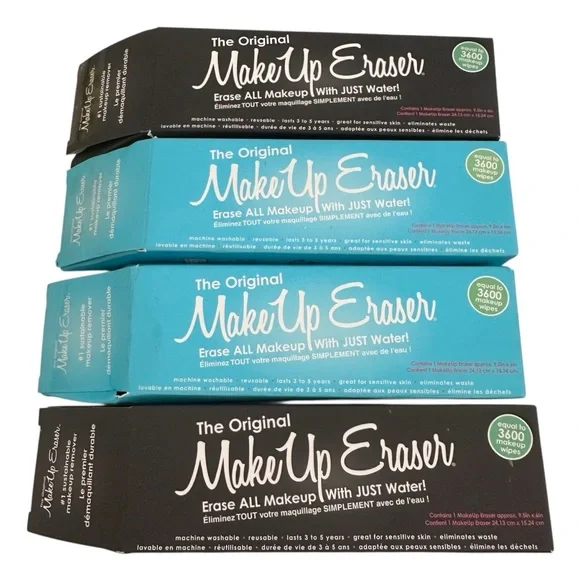 The Original MakeUp Eraser (4)9.5 in – Reusable‎ eco-friendly makeup