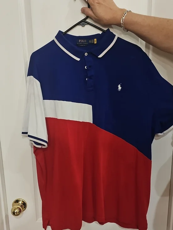 Ralph Lauren Royal Blue Polo with White Trim