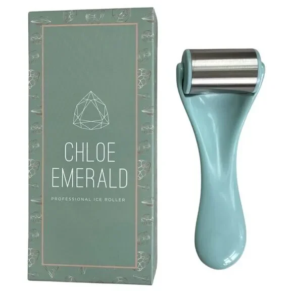 Chloe Emerald Cold Therapy Ice Roller for Face & Body • New In Box