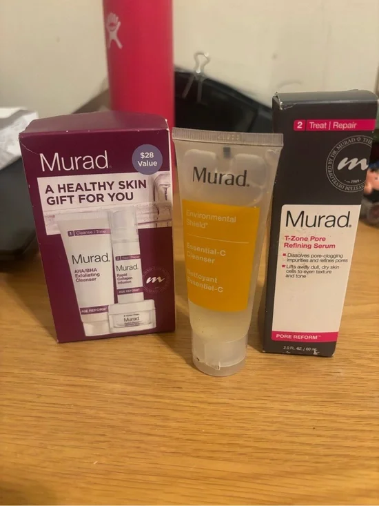 Murad Essential-C Cleanser Trio with Yellow and Purple Accents