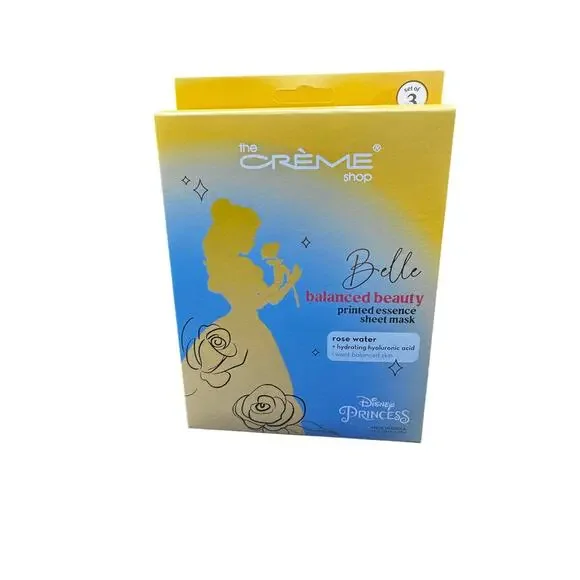 NWT The Crème Shop Belle Balanced Beauty Korean Masks- Pack of 3