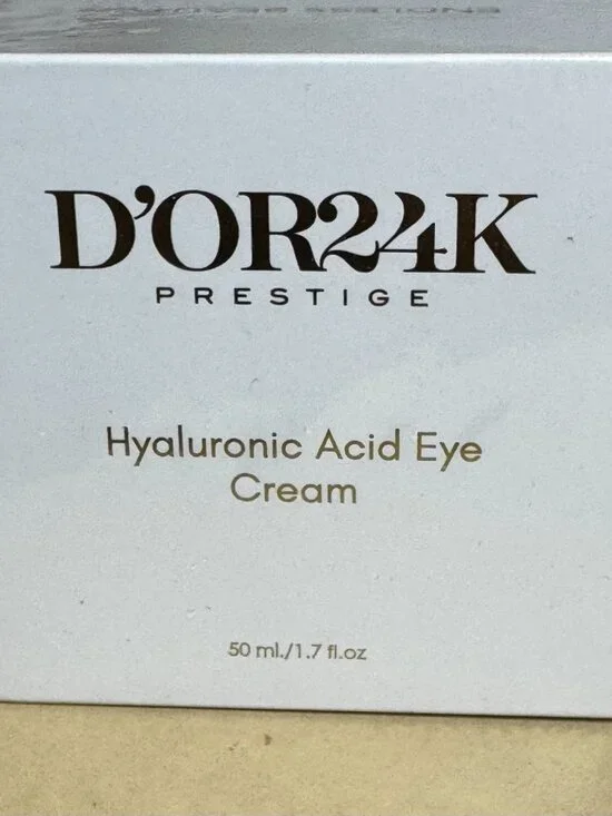 D’OR24K Prestige Hyaluronic Acid Eye Cream 50ml 1.7 oz 24K Gold New Sealed