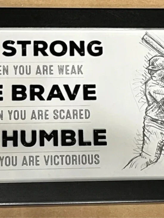 Baseball decor for the athlete in your house.