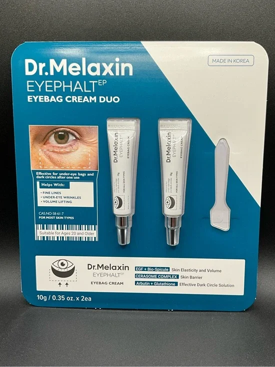 Dr melaxin eyephalt eyebag cream duo new