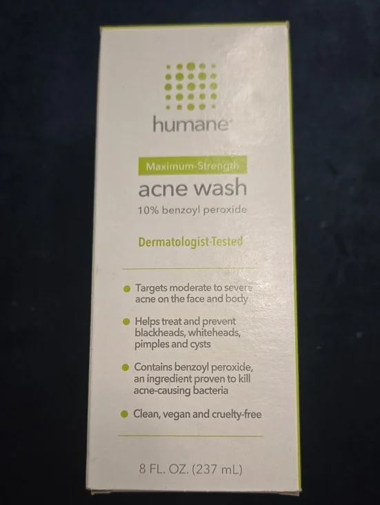 Maximum-Strength Acne Wash 10% Benzoyl Peroxide