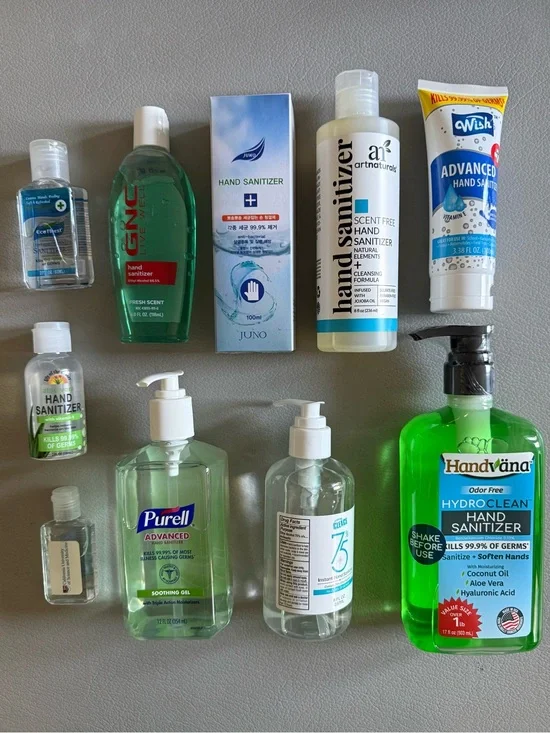 Habs Sanitizer Gel Variety | 10 Bottles | NEW