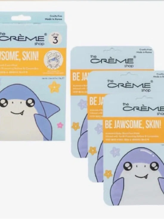 The Crème Shop Be Jawsome Blue Hydrating Sheet Mask - Blue