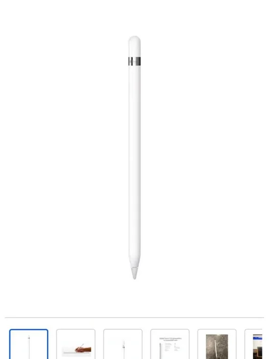 Apple Pencil (1st Gen) - White with Silver Accent