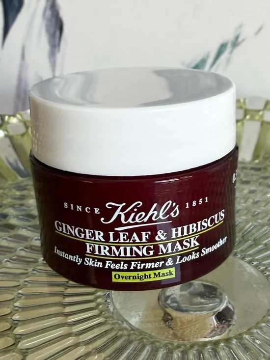 *NEW .5oz* Kiehl's Ginger Leaf & Hibiscus Firming Overnight Mask