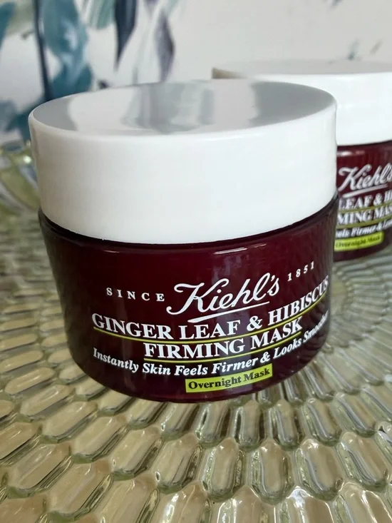 *NEW .5oz* Kiehl's Ginger Leaf & Hibiscus Firming Overnight Mask