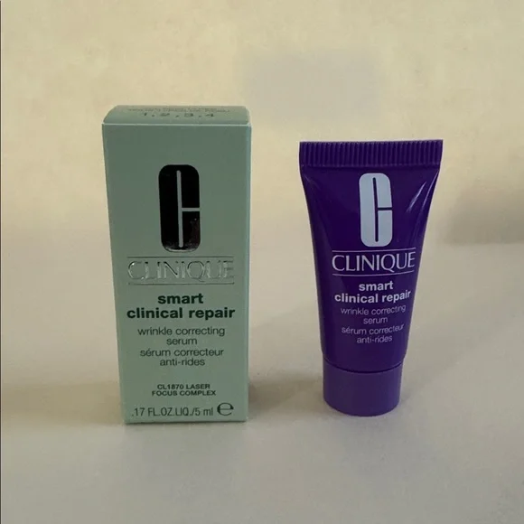 CLINIQUE Smart Clinical Repair Wrinkle Correcting Serum Travel Sample 0.17oz NIB