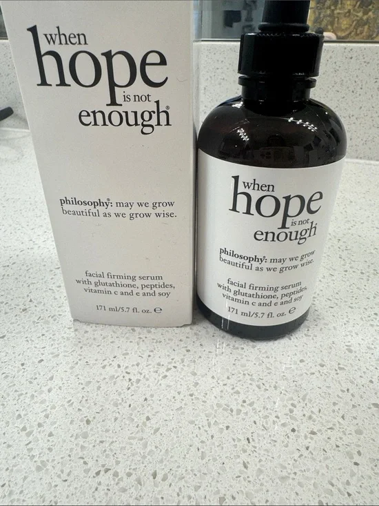 Philosophy When Hope Is Not Enough Facial Firming Serum