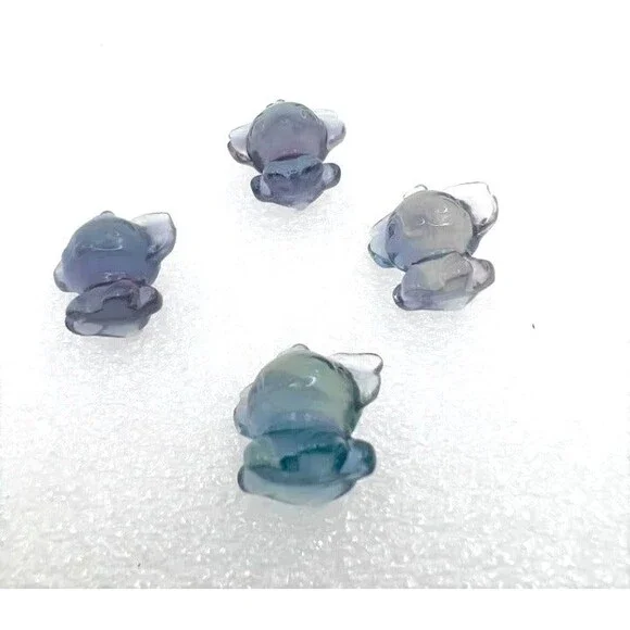 Adorable Mini Fluorite Stitch Carving - Random Choice