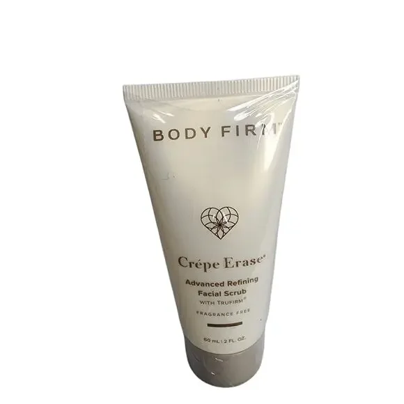 Body Firm Crepe Erase Advanced Refining Facial Scrub Sealed 2 FL oz