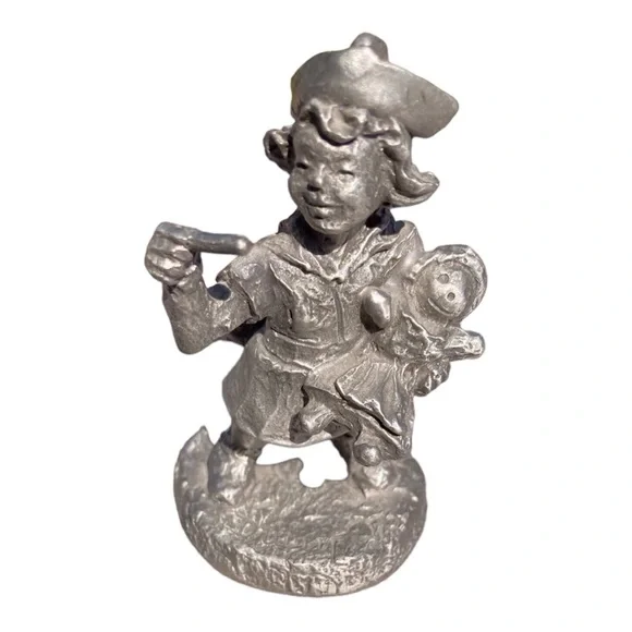 International Pewter Figurine NurseTemperature’s Normal K Robert Drury vintage