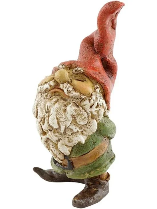 Miniature Fairy Garden Gnome Statue for Terrarium Decor - Whimsical Home Accent