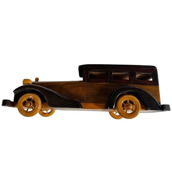 Heritage Mint Ltd Wooden‎ Classic Car Collectible Vintage Model Sedan Brown