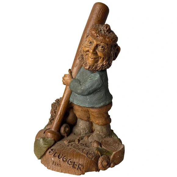 Vintage Tom Clark‎ Slugger Baseball Gnome Figurine 1991 Cairn Studio Resin Art