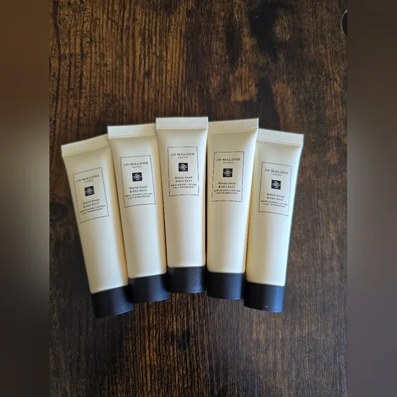 NEW! Jo Malone, Wood Sage & Sea Salt, Body/Hand Lotion, 15 ml, BUNDLE of 5!
