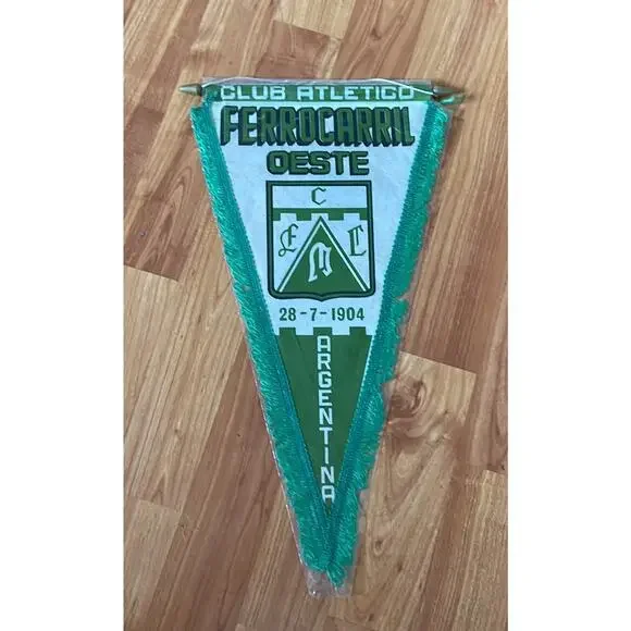 Vintage Club Atletico Ferrocarril Oeste Soccer‎ Banner