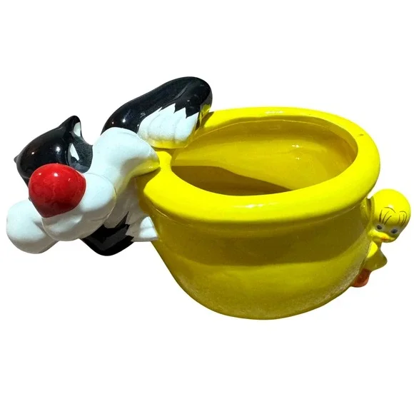 Vintage 2003‎ Looney Tunes Sylvester & Tweety Ceramic Dish