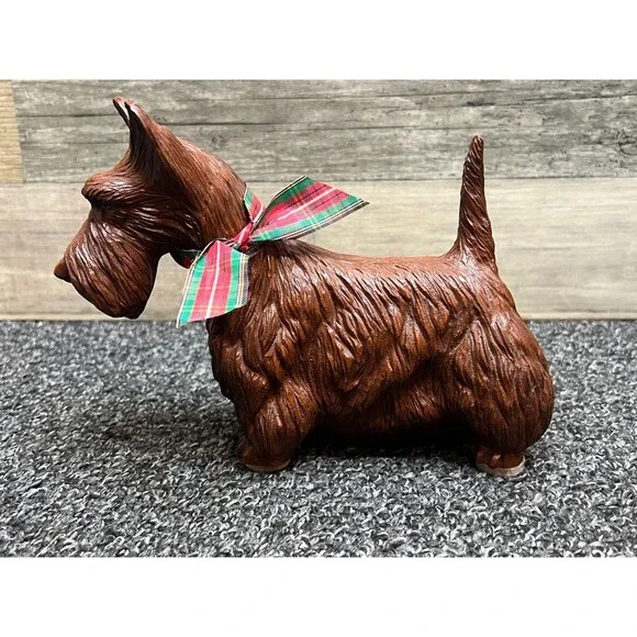 1990 Red Mill Manufacturing Scottish Terrier Scottie Dog Resin Figurine USA VTG