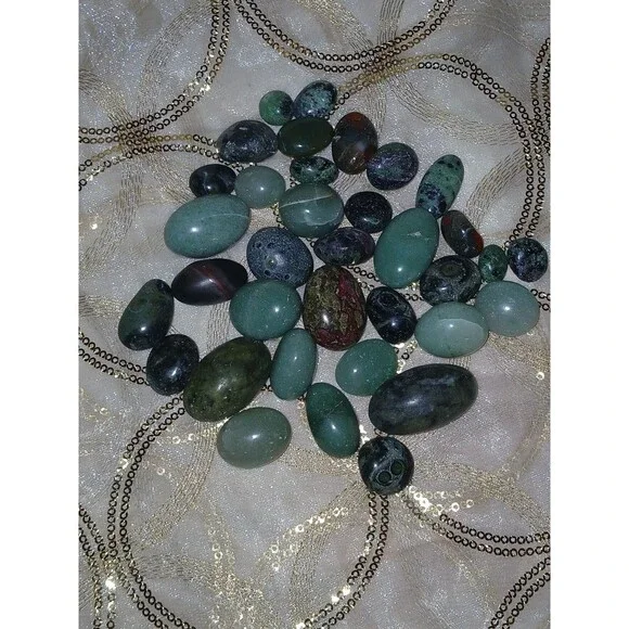 Green Tumble Stone Crystal Bundle