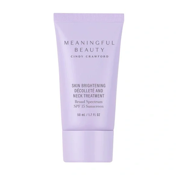 NEW Cindy Crawford Meaningful Beauty Skin Brightening Décolleté & Neck Treatment