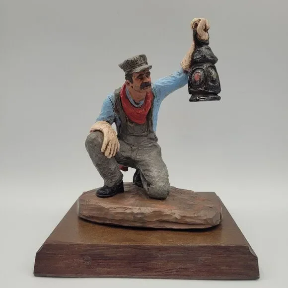 VTG Michael Garman Brakeman #240 Handpainted Sculpture Figure 7