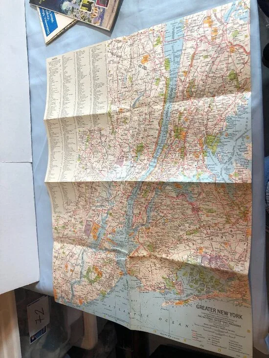 Greater New York + Tourist Manhattan July 1964 Folded Map #F5