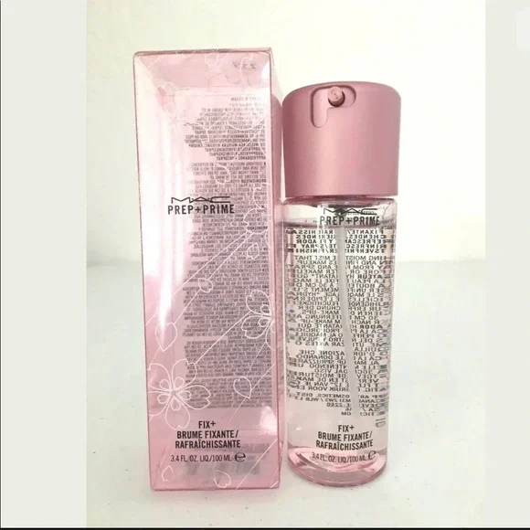 - MAC Prep + Prime Fix+ Petal Power setting spray