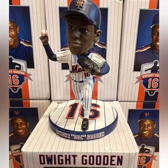 NIB New York Mets Dwight Doc Gooden Bobblehead Moving Arm 4/13/2024 SGA