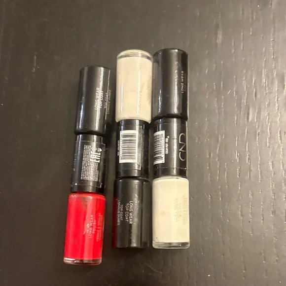 Nail Polish Set - Red and White