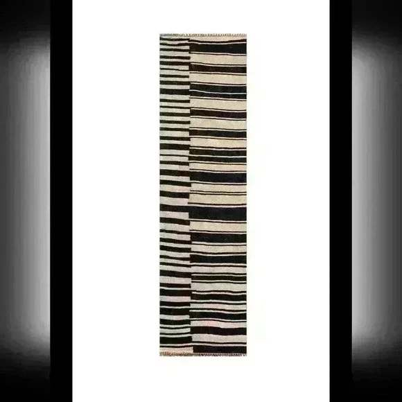Lemieux Et Cie by Momeni Metlili Black And Tan MTL-4 Runner Area Rug, 2'3
