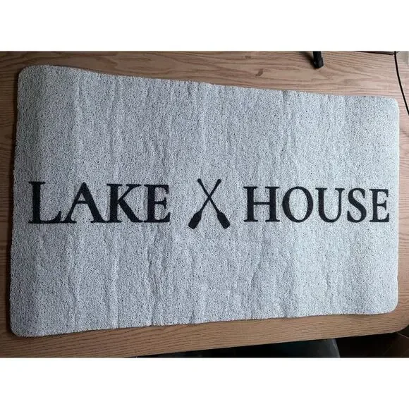 New “Lake House” with Orr’s 🛶Outdoor Indoor Rug Front Back Door size 29”x17.5”