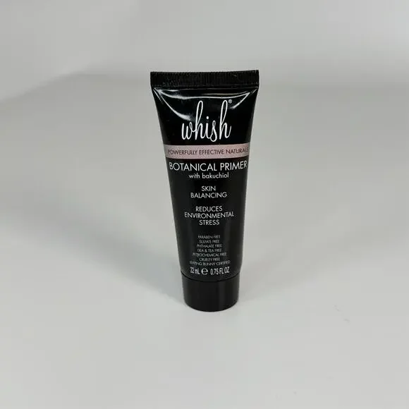 Whish Botanical Primer Skin Balancing Bakuchiol Travel .75 fl oz 22 ml New