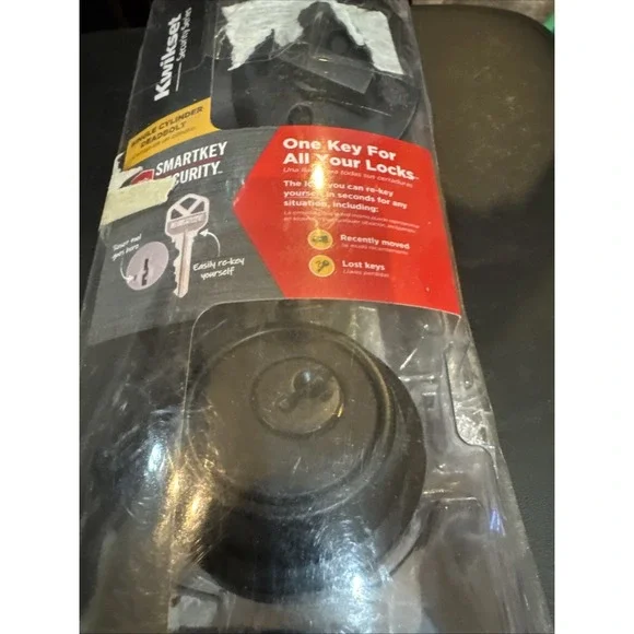 Kwikset Deadbolt Single Cylinder with Black Matte 660rdt 514 Smt‎ Cp 96600-761
