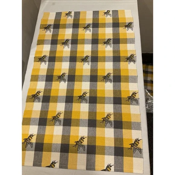 Country Bumble‎ Honey Bee Kitchen Mat 30