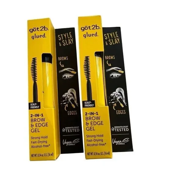 Got2B Glued 2 in 1 Brow Edge Gel .54oz(16ml)