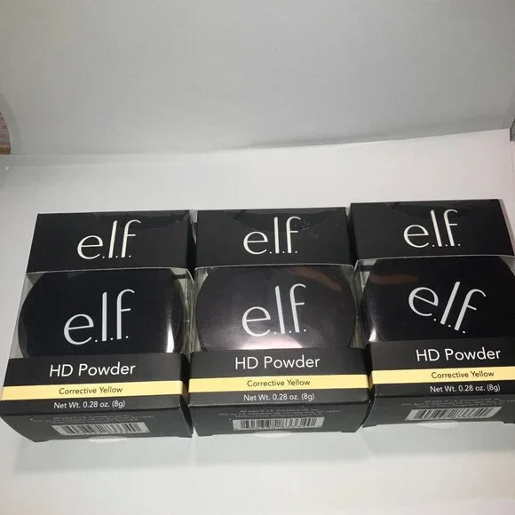 e.l.f. HD Correcting Yellow Powder 3 Pack