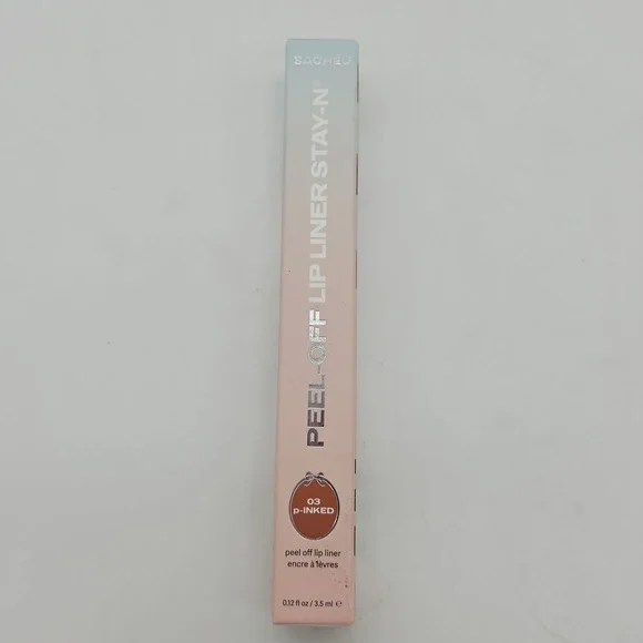 Sacheu Beauty STAY-N Peel Off Lip Liner Tattoo ~03 p-INKED~ Rose Pink Stain NIB