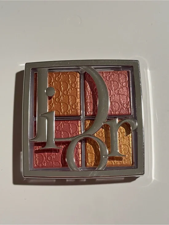 Dior Backstage Glow Maximizer Palette 005 Sunlit Amber Glow Imperfect