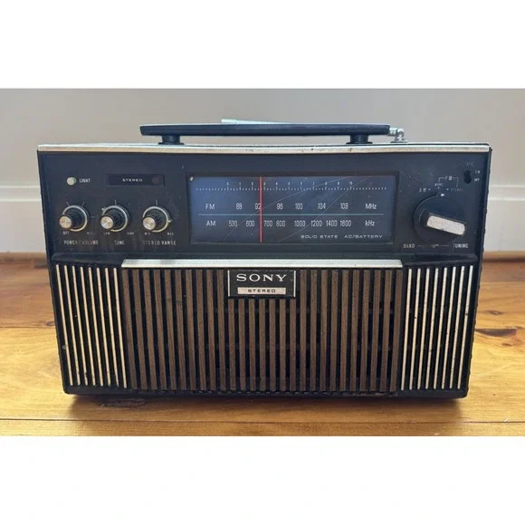 Vintage Sony MR-9700W Stereo AM/FM Portable Radio – Tested