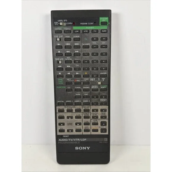 OEM SONY RM-P301 Programmable Remote Control Genuine Great Shape