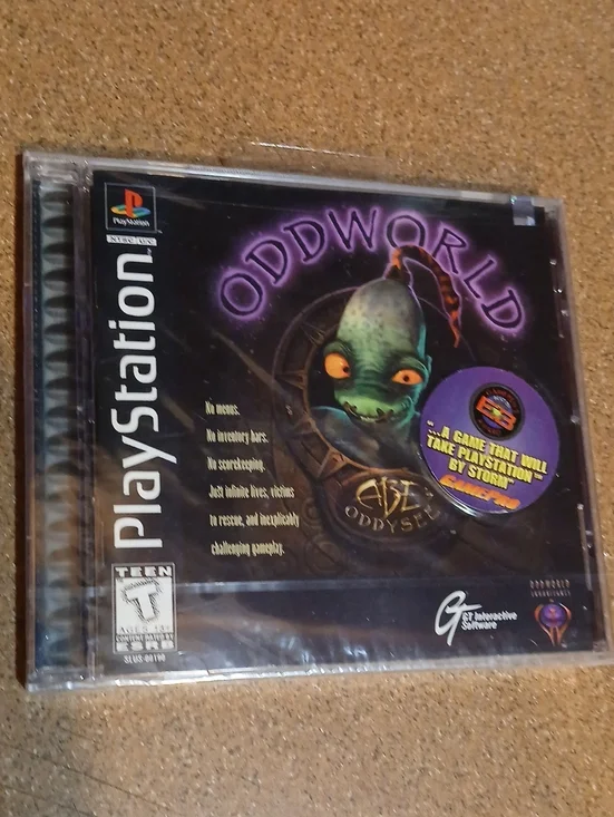 Sony Oddworld: Abe's Oddysee – Purple & Green Cover NEW