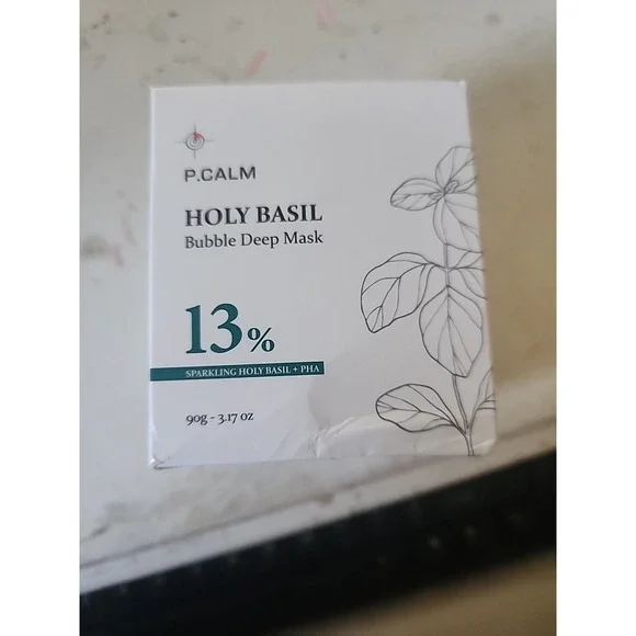 P.CALM Holy Basil Bubble Deep Mask –‎ Holy Basil and Carbonated Water for Clea