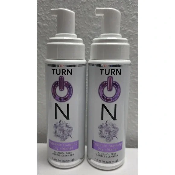 Turn On Hygienic Foaming Toy Cleaner 7.5 Ounce - Pack of 2